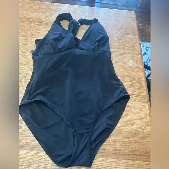 SHAPELLX NWT Smart Sculpt Ruched Twist-Front Shaping Swimsuit SZ XL - Picture 9 of 10